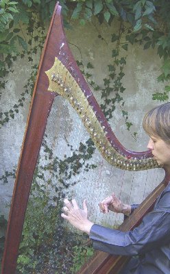 Harfe "Silmaril" von Frank Sievert